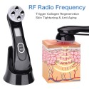Микротоковый Массажер Для Лица с Функцией RF + EMS + Фототерапия ( LED - терапия ) с Эффектом Лифтинга и Подтяжки Кожи Черный