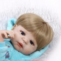 Силиконовая Коллекционная Кукла Реборн Reborn Мальчик Томми ( Виниловая Кукла ) Высота 57 см