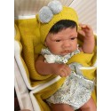 Силиконовая Коллекционная Кукла Реборн Испания Оригинал Reborn Мальчик Джейси ( Виниловая Кукла ) Антонио Хуан Высота 42 см