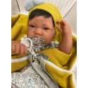 Силиконовая Коллекционная Кукла Реборн Испания Оригинал Reborn Мальчик Джейси ( Виниловая Кукла ) Антонио Хуан Высота 42 см