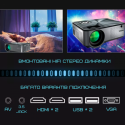Портативный Проектор Android 9.0 Full HD 1920*1080 P + WIFI + Bluetooth С Динамиками 3200 Lumen Мини LED Проектор Домашний