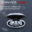 Беспроводные Bluetooth Наушники Вкладыши TWS Вакуумные Со Встроенным Чипом JL Sainyer А68 Чёрные