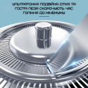 Мужская Электробритва 6in1 Роторная Для Сухого И Влажного Комплексного Бритья С Плавающими 4D Головками Триммер + Машинка Для Стрижки + Массаж Водонепроницаемая IPX6 Серебро