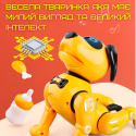 Игрушка Робот Собака Программируемая На Радиоуправлении Трюковая С Голосовым Сопровождением + Свет И Сенсорный Датчик