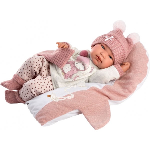 Силиконовая Коллекционная Кукла Реборн Ллоренс Испанская Кукла Reborn Девочка Карла ( Виниловая Кукла ) Llorens Оригинал Высота 42 См