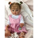 Силиконовая Коллекционная Кукла Реборн Reborn Девочка Лиза ( Виниловая Кукла ) Высота 55 См