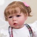 Силиконовая Коллекционная Кукла Реборн Reborn Девочка Полина ( Виниловая Кукла ) Высота 75 См