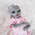 Силиконовая Коллекционная Кукла Реборн Инопланетянин Девочка Рипли ( Виниловая Кукла Пришелец ) Высота 35 См