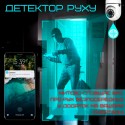 Беспроводная Поворотная WIFI Камера Лампочка с Датчиком Движения и Ночным Видением с ИК Подсветкой Full HD