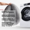 Лежанка Для Кошек и Собак 60 см Мягкий Пуфик Подушка Круглая Глубокая Для Домашних Животных Серая