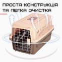 Переноска Для Кошек и Собак Контейнер Для Авиа Перевозок Животных с Металлическими Креплениями и Дверью + Замок до 9 кг