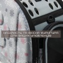 Переноска Сумка Для Кота Складная с Прозрачными Окошками Сумка Для Домашних Животных до 7 кг Zmaker Серая