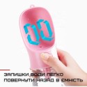Прогулочная Поилка Для Животных Дорожная Автоматическая Бутылочка 350 мл Розовая