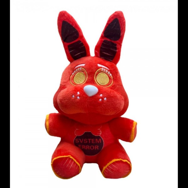 Мягкая Плюшевая Игрушка Заяц Бонни с Красным Скином Five Nights At Freddy’s Аниматроник 20 см 5 Ночей с Фредди