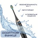 Взрослая Электрическая Зубная Щетка Звуковая Seago SG982 с Таймером и Интервальной Чисткой 3 Режима 3 Уровня Интенсивности 8 Насадок + Кейс