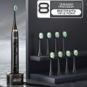 Взрослая Электрическая Зубная Щетка Звуковая Seago SG982 с Таймером и Интервальной Чисткой 3 Режима 3 Уровня Интенсивности 8 Насадок + Кейс