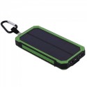 Портативный Повербанк 2в1 30000 mAh Внешний Аккумулятор в Защищенном Корпусе с Солнечной Батареей и Креплением Для Рюкзака + Мощный Фонарь и LED Индикатор DEJI S30