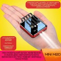 Повербанк 5в1 20000 mAh на 4 Выхода со Встроенными Портами TYPE-C + USB + IPhone + Micro USB Мини Карманный Внешний Аккумулятор с Фонариком и LED Индикатором DEJI Mini M20