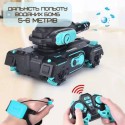  Игрушка Танк с Браслетом и Пультом Управления на Орбизах с Аккумулятором + LED Подсветка + Музыка + Демо Режим Радиоуправляемый Танк Вездеход с Гелиевыми Шариками Stunt Car Чёрный 