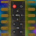 Проектор Звёздного Неба Космонавт Светодиодный LED Ночник Галактика с Лазерной Проекцией Для Детей и Взрослых на Пульте Управления 8in1 Чёрный