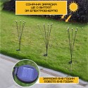 Светильник Лампочка LED 6 Штук Для Сада Декоративный Водонепроницаемый Фонарь Для Клумбы На Дачу 2в1 с Датчиком Света на Солнечной Батарее IPX5 YIIOT