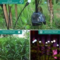 Светильник Лампочка LED 6 Штук Для Сада Декоративный Водонепроницаемый Фонарь Для Клумбы На Дачу 2в1 с Датчиком Света на Солнечной Батарее IPX5 YIIOT