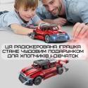 Скоростная Машинка Гоночная с Паром и LED Подсветкой на Аккумуляторе с Пультом Управления STORTM Красная 