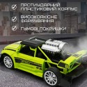 Скоростная Машинка на Пульте Управления Гоночная с LED Подсветкой и Паром на Аккумуляторе STORM Зелёная