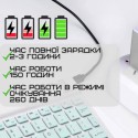 Комплект Клавиатура и Мышка Беспроводная Bluetooth с UA Раскладкой на Аккумуляторе Мини Ультратонкая для ПК Компьютера Телефона Планшета на Android и IOS Мятная