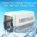 Переноска Контейнер Для Собак и Кошек с Металлическими Креплениями + Замок по Стандартам IATA Для Авиа Перевозок и Транспортировки Животных до 9 кг Серый