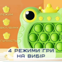 Детская Интерактивная Развивающая Игрушка Игровая Консоль Антистресс Электронный Pop It Pro 4 Режима + Подсветка  Поп Ит Принцесса-Лягушка