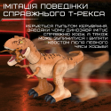 Большой Робот Тиранозавр на Радиоуправлении Интерактивная Игрушка Динозавр со Светом и Звуком + Сенсорный Датчик 52 см Коричневый